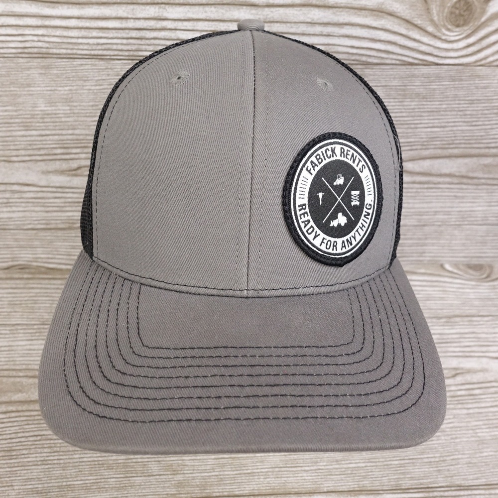 FABICK RENTS READY FOR ANYTHING GRAY ADJUSTABLE SNAPBACK BASEBALL‎ HAT CAP